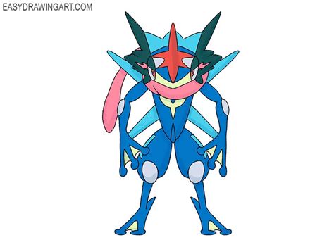 how to draw greninja|how to draw ash greninja.